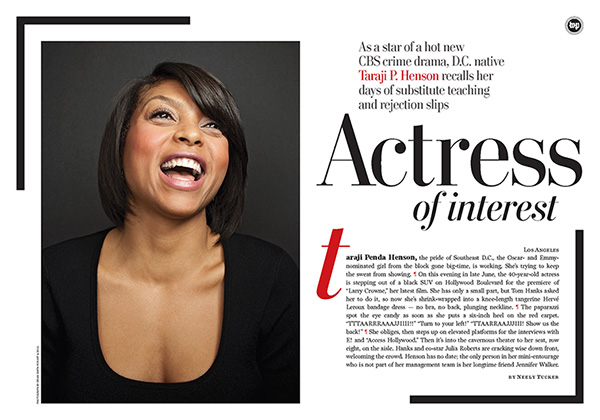 celebrity portrait photography of Taraji P. Henson photographed by Brian Smith
