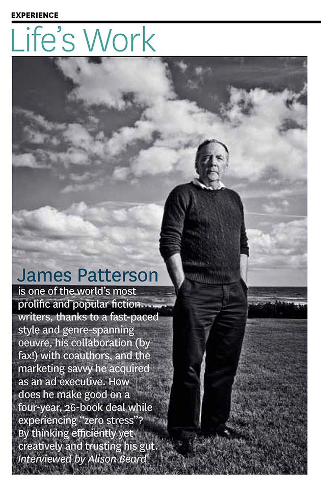 James Patterson for Harvard Business Review