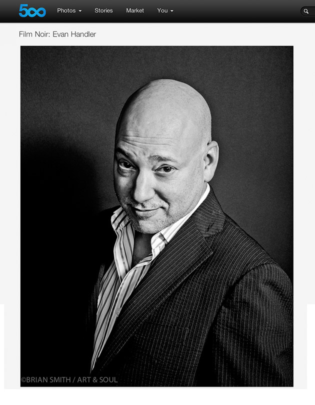 Evan Handler photographed for ART & SOUL