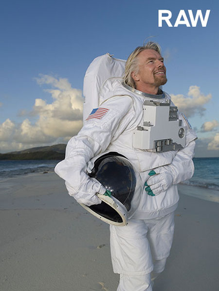 RAW Image of Richard Branson by Brian Smith
