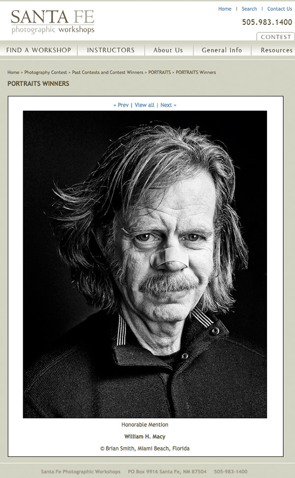 William H. Macy l Black & White Celebrity Portrait Photography