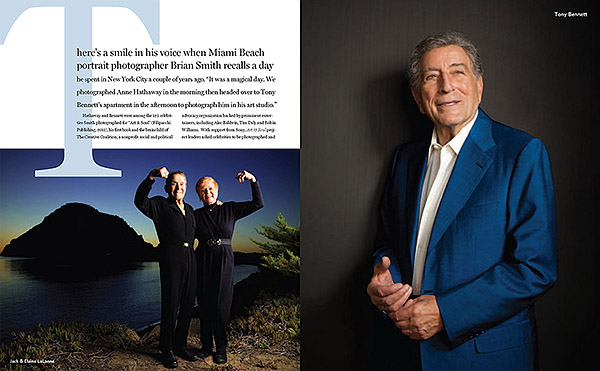 Jack Lalanne and Tony Bennett photographed by Brian Smith