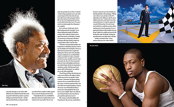 Don King, Jeff Godon and Dwyane Wade photographed by Brian Smith
